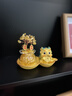 杭州直發(fā)水晶發(fā)財樹(shù)聚寶招財擺件家居紫水晶平安桌面車(chē)載擺件 黃水晶銅錢(qián)貔貅款 曬單實(shí)拍圖