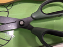 180mm黑刃防銹剪刀  辦公家用生活手工剪紙刀辦公用品 5把裝 黑色6009-S 曬單實(shí)拍圖