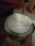 京東京造雙層加厚玻璃杯 無鉛高硼硅帶茶隔水杯304茶隔泡茶杯男士360mL 曬單實(shí)拍圖