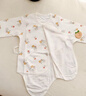 AMI新生兒嬰兒衣服春秋純棉包屁衣0一3月初生寶寶連體衣秋裝三角哈衣 乖乖鹿【四季款包屁衣】 59cm 曬單實(shí)拍圖