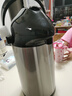 恩爾美（nRMEi）氣壓式保溫壺大容量保溫瓶壓力壺家用開(kāi)水瓶熱水瓶玻璃內膽暖水壺 黑色3L【雙管出水+鍍銅紅膽】 曬單實(shí)拍圖