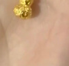 明牌珠寶七夕禮物黃金轉(zhuǎn)運珠 足金硬金錘紋葫蘆串珠AFP1196定價 單串珠（編繩需聯(lián)系客服補30元） 約0.25-0.30克 曬單實拍圖