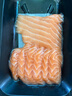 【腩背雙拼】冰鮮挪威三文魚(yú)刺身180g/盒 曬單實(shí)拍圖