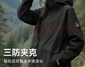 班尼路（Baleno）2025新款戶(hù)外夾克女裝春秋冬季防風(fēng)防水連帽外套女百搭旅行上衣服 曬單實(shí)拍圖