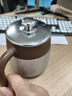 容山堂不銹鋼覆鈦燜茶壺保溫壺家用悶茶壺熱水壺燜壺泡茶壺水壺 不銹鋼覆鈦內膽燜茶壺冰晶灰 0.7L 曬單實(shí)拍圖