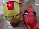 語(yǔ)森憶mk5電動(dòng)賈維斯鋼鐵俠聲控頭盔兒童可變形新款面具自動(dòng)開(kāi)合男孩 聲控禮-金鋼鐵+蜘蛛俠+手臂+發(fā)射器 曬單實(shí)拍圖