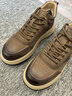 七匹狼男鞋秋冬新款加絨休閑鞋男士高端真皮保暖工裝靴子厚底運動(dòng)板鞋 卡其色 38 曬單實(shí)拍圖