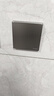 施耐德電氣 一開單控開關(guān) 86型暗裝墻壁電源開關(guān)插座面板 皓呈系列 薄霧灰色 曬單實(shí)拍圖