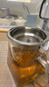 憶壺茶（YIHUTEA）玻璃公道杯帶過(guò)濾網(wǎng)茶漏套裝茶具配件茶海分茶器加厚功夫茶杯大號(hào) 公道杯350ml+茶漏 曬單實(shí)拍圖