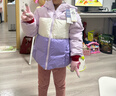 FILA【斐護科技】斐樂(lè )兒童童裝外套2025年冬新款女小童常規羽絨服 靚麗紫-PU 120 曬單實(shí)拍圖