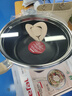 特福（Tefal）平底鍋煎蛋不粘鍋早餐煎鍋少油少煙燃氣灶電磁爐通用深煎鍋米色 曬單實拍圖