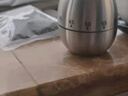 諾派（NUOPAI）不銹鋼計時器廚房機械計時器 機械學(xué)生定時器鬧鐘烘焙提醒器C6044 曬單實拍圖
