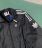adidas休閑簡約三條紋梭織立領(lǐng)夾克外套男裝阿迪達斯官方三葉草   黑色 (偏小，推薦買大1碼)   M 曬單實拍圖