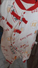 婧麒（JOYNCLEON）嬰兒拜年服新年秋冬保暖女寶寶衣服中式過(guò)年喜慶寶寶連體衣服 事事如意【三層加厚120g棉】 73cm 曬單實(shí)拍圖