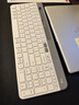 羅技（Logitech）時尚系列 K580 鍵盤 藍牙鍵盤 辦公鍵盤 無線鍵盤 便攜超薄鍵盤 筆記本鍵盤 平板鍵盤 芍藥白 曬單實拍圖