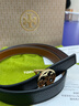 Tory Burch 湯麗柏琦 MILLER金屬皮帶腰帶TB 138935 黑色/金色 001 XS  (850mmx25mm) 曬單實(shí)拍圖