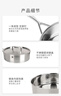 雙立人（ZWILLING） 平底鍋無涂層煎鍋抗黃不銹鋼牛排鍋通用SILVER銀光系列 26cm 曬單實(shí)拍圖