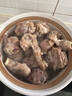 原切新鮮羊腱子羊小腿帶骨羊肉切塊羊小腿清真乳羔羊 乳羔羊腿切塊4斤 曬單實(shí)拍圖