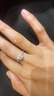 IDC人工培育鉆石18K金鉆戒女結婚pt950鉑金1克拉戒指國慶節訂婚禮物 PT950鉑金【D/VVS上海IGI證書(shū)】 1克拉【重金版】 曬單實(shí)拍圖