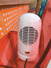 小米（MI）電熱取暖器家用暖風(fēng)機室內適用電暖器暖氣辦公室天然熱風(fēng)臥室節能省電烤火爐小太陽(yáng)同款 象牙白【1秒速熱+傾斜斷電+阻燃材料】 曬單實(shí)拍圖