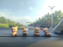 梵心創(chuàng  )意可愛(ài)小鹿汽車(chē)擺件車(chē)內飾品一路平安男女中控臺車(chē)載辦公桌裝飾 組合款 曬單實(shí)拍圖
