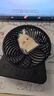 共田GT532S明星同款充電小風(fēng)扇手機充電usb充電長(cháng)電量便攜式戶(hù)外降暑 黑色 曬單實(shí)拍圖