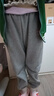 多妙屋女童褲子春秋裝兒童運動(dòng)褲中大童衛褲洋氣休閑褲81840麻灰160 曬單實(shí)拍圖