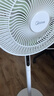 美的（Midea）【幸運草安睡1S】一級能效直流變頻聲控電風(fēng)扇家用遙控臥室靜音落地扇臺式桌面抗菌大風(fēng)力轉頁(yè)扇 曬單實(shí)拍圖