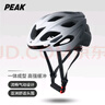 匹克騎行頭盔山地車(chē)公路車(chē)自行車(chē)頭盔男女一體成型安全帽 黑白漸變 曬單實(shí)拍圖