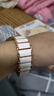 BHO適用華為gt4/gt5表帶女款watch5仿真陶瓷watch gt5pro/gt4白色女士生時(shí)尚夏天夏季41/42mm透氣防水 【仿陶瓷·玫金色】18mm接口通用 曬單實(shí)拍圖