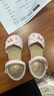 戴維貝拉（DAVE＆BELLA）女童涼鞋軟底小童鞋子洋氣兒童小皮鞋寶寶學(xué)步鞋夏季新款童鞋 粉色【現貨】 25碼 曬單實(shí)拍圖