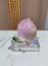 廣贊萊琉璃工藝品送老人長(cháng)輩生日賀壽禮品松喬之壽桃擺件客廳家宴擺設 小號粉色琉璃松喬之壽 曬單實(shí)拍圖