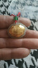 Lossot兒童生日禮物歲歲平安金鑲玉吊墜項鏈寶寶鎖百天周歲出生禮物小孩 曬單實(shí)拍圖