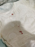 三彩大碼女裝2025夏季新款連衣裙圓領(lǐng)短袖刺繡開(kāi)叉胖MM 曬單實(shí)拍圖