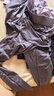 駱駝（CAMEL）彈力健身服女瑜伽運(yùn)動(dòng)訓(xùn)練兩件套裝 Y8S1QL8628-1 杜若紫 XL 曬單實(shí)拍圖