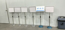豪思克普 指示牌立式A3【銀色直角】引導(dǎo)牌水牌廣告展示牌落地不銹鋼標識牌會議指示牌 曬單實拍圖
