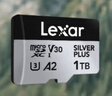 雷克沙（Lexar）1TB TF(MicroSD)存儲卡 V30 4K 讀205MB/s 無人機(jī)運(yùn)動相機(jī)Pocket3官方推薦內(nèi)存卡(SILVER PLUS) 曬單實(shí)拍圖