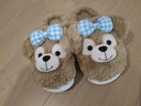 南木熊棉拖鞋女士居家室內秋冬季毛毛拖鞋女防滑冬天女生毛絨可愛(ài)厚底 小熊拖鞋半包36-37碼【適合35-36腳】 曬單實(shí)拍圖