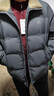 啄木鳥羽絨服男爸爸裝冬季羽絨外套中年男士加厚防寒服爺爺冬裝老人衣服 黑色【90%羽絨】 XL 180【建議126-140斤】 曬單實拍圖