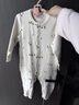 babylove嬰兒連體衣春秋季加厚哈衣爬服男女寶寶簡(jiǎn)約保暖衣服雪林松語(yǔ) 雪林松語(yǔ) 90cm 曬單實(shí)拍圖