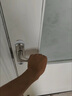 固特（GUTE）衛(wèi)生間門鎖室內(nèi)臥室門鎖無鑰匙廁所浴室洗手間房門鎖拉絲色通用款 曬單實(shí)拍圖
