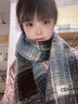 趣木也2025新款格子圍巾女秋冬學(xué)生韓系氛圍感百搭加厚披肩保暖情侶圍脖 四色拉毛格-粉色 曬單實(shí)拍圖