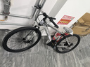 EG7山地自行車成人學(xué)生變速越野單車雙減震賽車26寸青少年男女 輻條【加厚防滑輪-更安全】黑白 26寸21速【適合：160-180CM】 曬單實(shí)拍圖