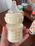 奶瓶新生兒初生寶寶防脹氣防嗆奶玻璃120ml配自然S碼+防嗆SS 曬單實(shí)拍圖