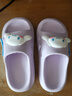 新款正版授權三麗歐卡通玉桂狗EVA舒適簡(jiǎn)約戶(hù)外居家可愛(ài)兒童拖鞋 紫色 單層 32 （腳長(cháng)21cm可穿） 曬單實(shí)拍圖