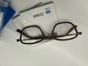 木川158mm眼鏡男款近視復古風(fēng)純鈦全框可配度數防藍光變色眼睛框 茶槍色【大碼】 單鏡框 曬單實(shí)拍圖