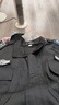 龍偉聯(lián)合保安服春秋套裝男斜紋地勤安保工作服黑色執勤制服全套安檢特訓服 曬單實(shí)拍圖