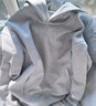 優(yōu)衣庫合作款男女裝寬松連帽衛衣長(cháng)袖運動(dòng)479853 479945 479853/03灰色 XL 曬單實(shí)拍圖