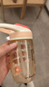 樂扣樂扣（LOCK&LOCK）兒童吸管杯學(xué)生水杯tritan材質(zhì)手拎戶外上學(xué)便攜運(yùn)動杯400ml紅色 曬單實拍圖
