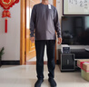 京東京造【情侶純棉T】長(cháng)袖t恤男女款秋季新款衣服蘇超打底衫 深灰 XL 曬單實(shí)拍圖